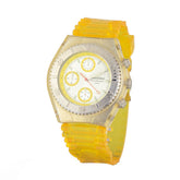 Chronotech Yellow Rubber Watch -   -  Chronotech.